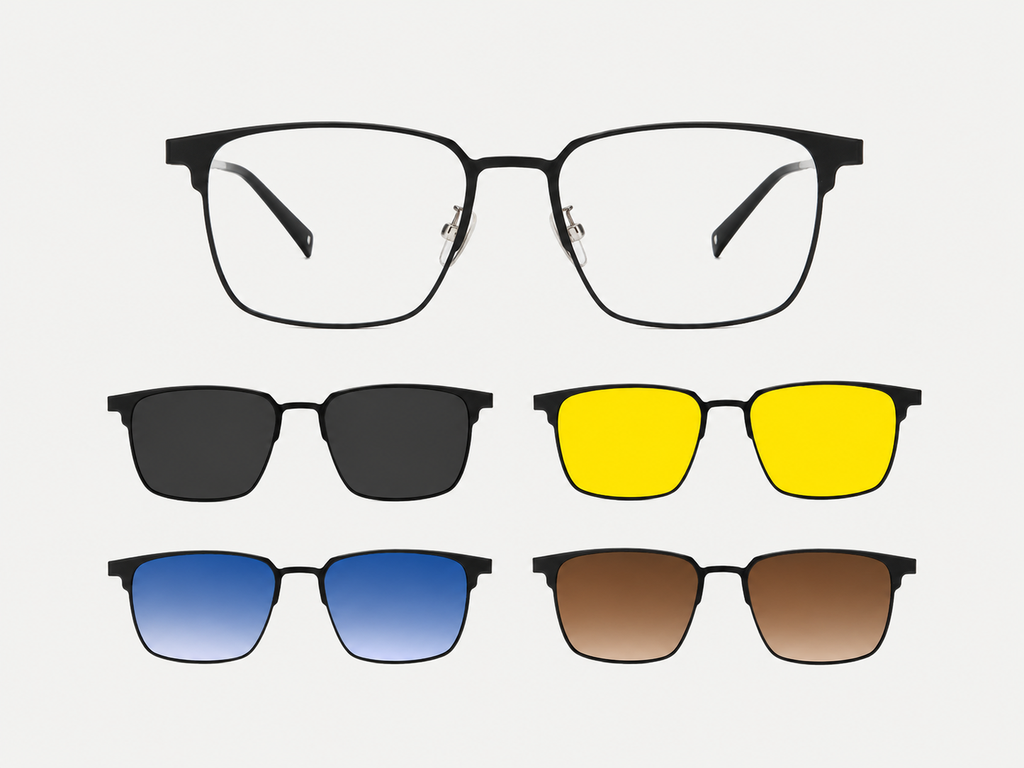 Signature | (5-in-1) Magnetic Eyeglasses Sunglasses