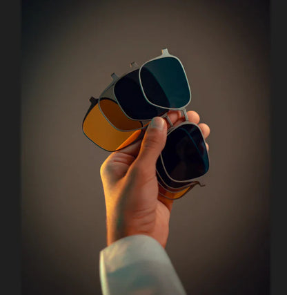 Hwakeyes 5-in-1 Magnetic Polerized Sunglasses