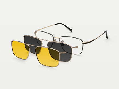 Rectar | Magnetic Eyeglasses Sunglasses (3-in-1)
